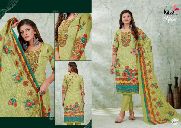 Kala Mehar Vol-8 Cotton Designer Exclusive Dress Material